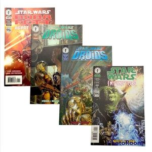 Star Wars Boba Fett: Agent of Doom, Droids #5, #6 and Infinitie New Hope #4 VTG